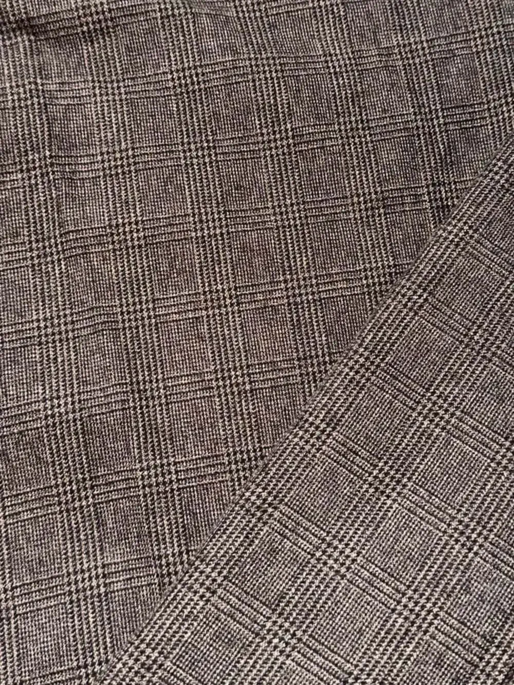 Banana Republic Kentfield Pant Men's Brown Plaid Dress Trousers 35x30